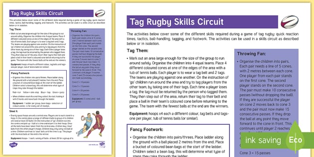 Tag Rugby Passing Lesson Plan And Circuit KS2 Resources tag-rugby-passing-lesson-plan-and-circuit-ks2-resources