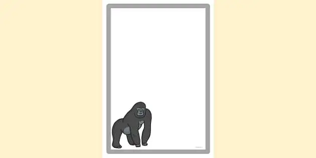 gorilla page borders