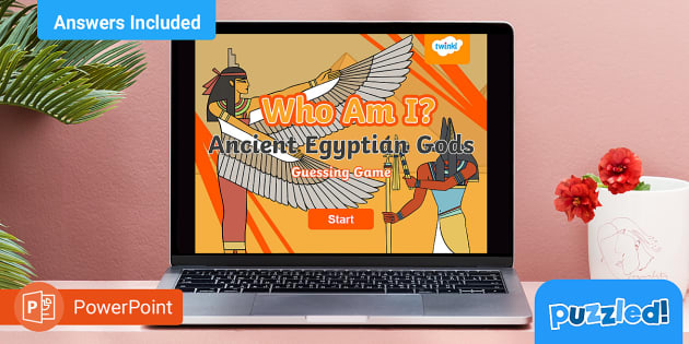 Who Am I? Ancient Egyptian Gods Guessing Game PowerPoint