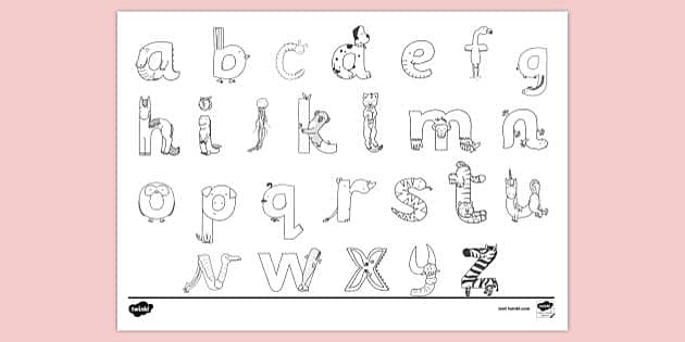 t (lowercase) Alphabet Lore Coloring Page in 2023  Lowercase alphabet,  Coloring pages for kids, Printable coloring pages