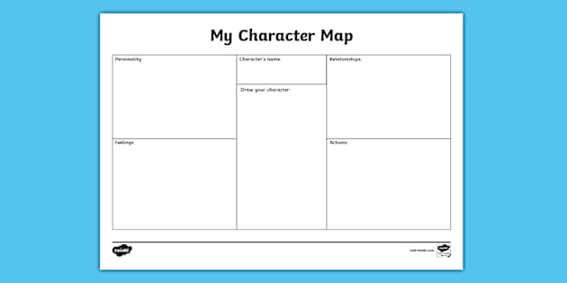 Character Mapping Sheet (teacher made) - Twinkl