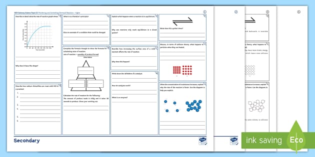 Ocr Gateway Chemistry Unit C Monitoring And Controlling Chemical Conditions