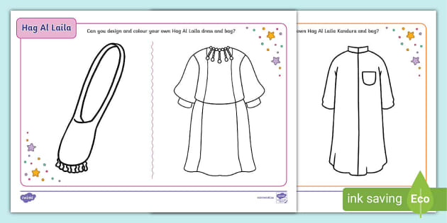 Design Your Own Hag Al Laila Dress And Bag Teacher Made