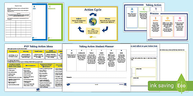 PYP Taking Action Resource Pack (Hecho por educadores)