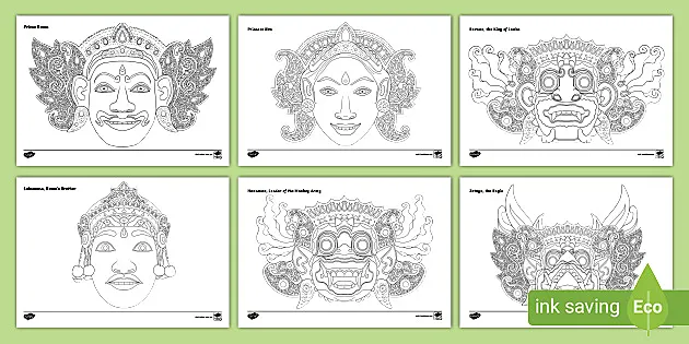 ramayana coloring pages