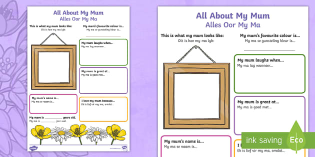 all-about-my-mum-worksheet-english-afrikaans-teacher-made