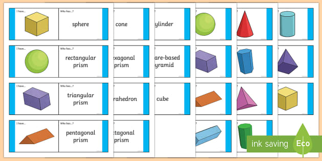 3D Shape Properties Loop Cards (Teacher-Made) Twinkl, 59% OFF