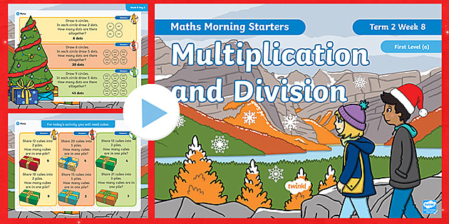 Maths Morning Starters First Level (a) Term 2 Week 8 PowerPoint