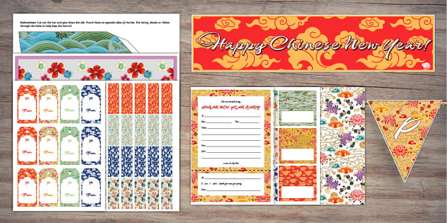 Chinese New Year Decorative Banners - Resource - Twinkl