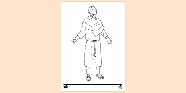 Jesus Colouring Page for Children | Colouring Sheets