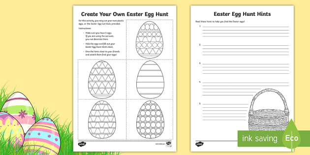 Easter egg store hunt activities