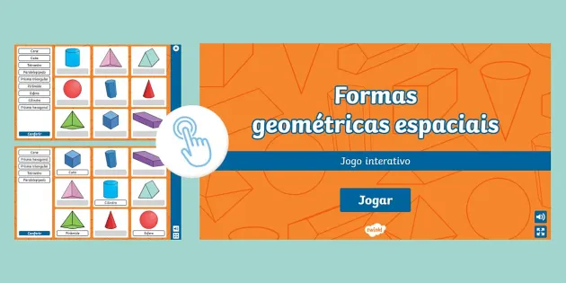 Formas Geométricas Tridimensionais Portuguese - Twinkl