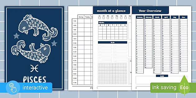 Pisces Constellation Planning Booklet Twinkl Busy Bees