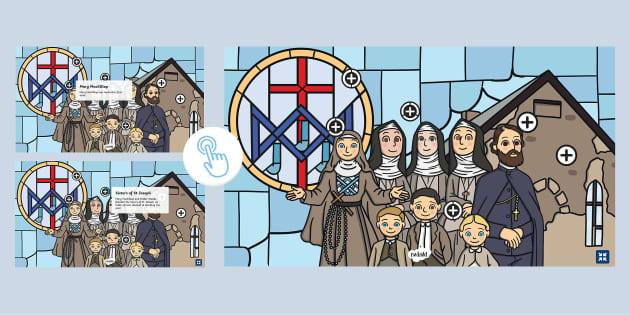 Mary MacKillop Feast Day Go! Interactive Hotspot - Twinkl