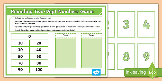 Mathematic Year 2-Round Off Numbers online exercise for