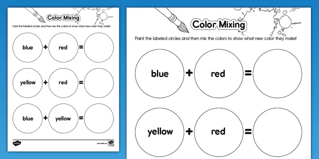 Mixing Colors Free Games, Activities, Puzzles, Online for kids, Preschool, Kindergarten