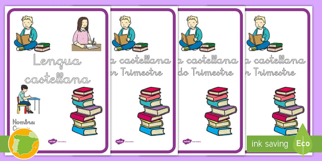 Portadas: Lengua Castellana - Cuadernos (teacher made)