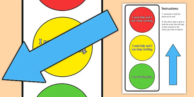 Traffic Lights Game Visual Flash Cards SEM ADHD EYFS Homeschool Teacher 