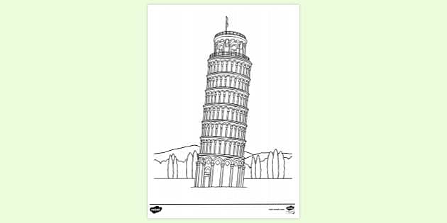 Best Pisa Tower Illustration download in PNG  Vector format