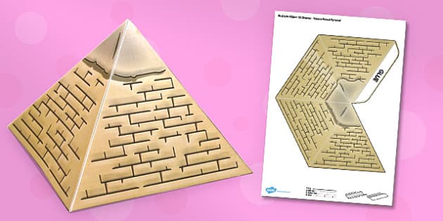 egyptian pyramid diagram