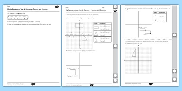 y6 maths assessment fraction review worksheet with answers