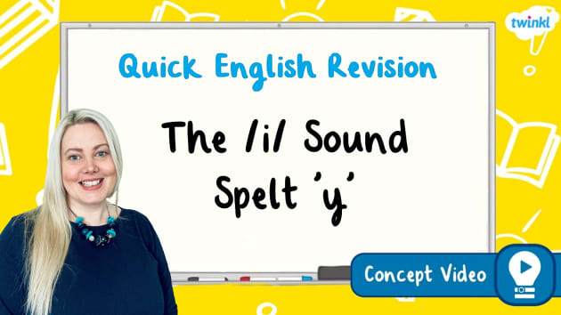 FREE! - The /i/ Sound Spelt 'y' | KS2 English Concept Video