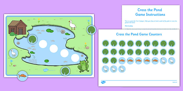 Lily Pond- Preschool Reading & Language Arts Game