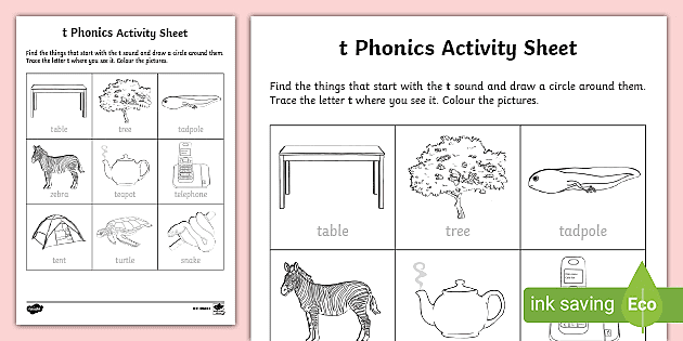 t phonics worksheet phonics resources twinkl ireland