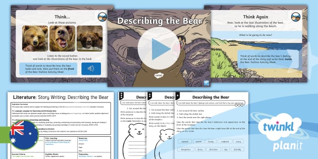 PlanIt English Year 1 Explorers: Bear Hunt: Story Writing (3) Lesson Pack to