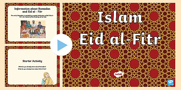 Eid Al Fitr Powerpoint Islamic Festivals And Celebrations