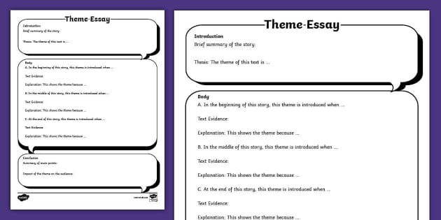 essay outline template 6th grade