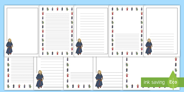 ROI Deirdre of the Sorrows Page Border Pack