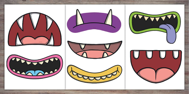 monster mouth template