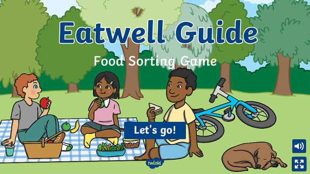 Eatwell Guide Food Sorting Game