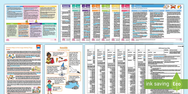 EYFS Reception Seaside Bumper Planning Pack (teacher made)