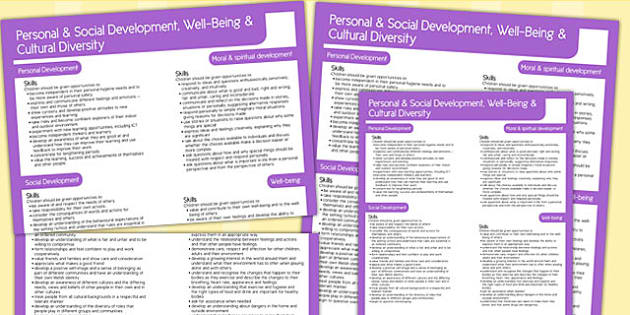 Welsh Curriculum Personal Social Well Being Cultural Diversity