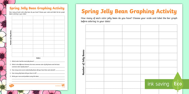 Spring Jelly Bean Graphing Activity (teacher made) - Twinkl spring-jelly-bean-graphing-activity-teacher-made-twinkl