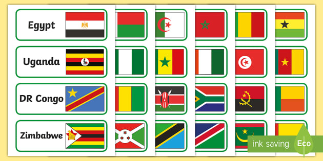 Country Shapes and Flags Flashcards (teacher made) - Twinkl