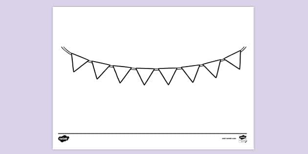 FREE! - Banner Colouring Sheet | Colouring Sheets - Twinkl