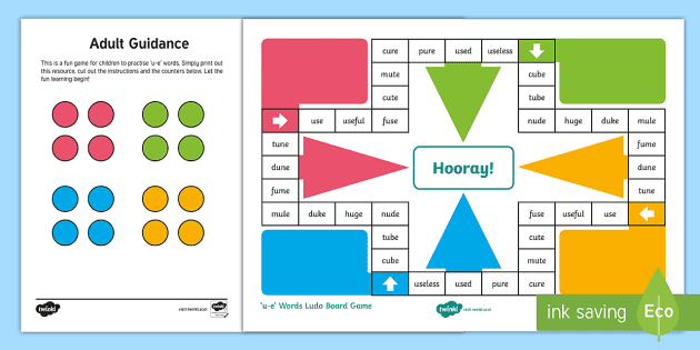 Printable Ludo Board Game - Teaching Resources - Twinkl