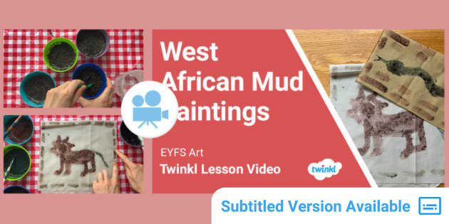 West African Traditional Mud Paintings Video Lesson - Twinkl