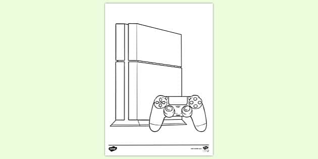 FREE! - Game Console Colouring Sheet | Colouring Sheets