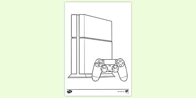ps4 console drawings