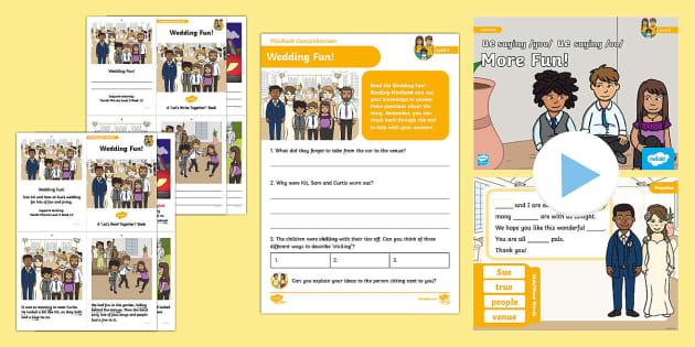 ‘ue’ saying /yoo/ and /oo/ Lesson Pack - Level 5 Week 12 Lesson 5 Activity