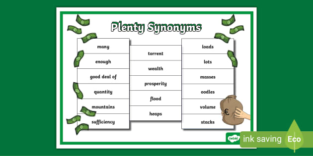 plenty-synonyms-word-mat-teacher-made-twinkl