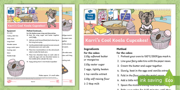 Part of the Party Karri's Cool Koala Cupcakes Recipe