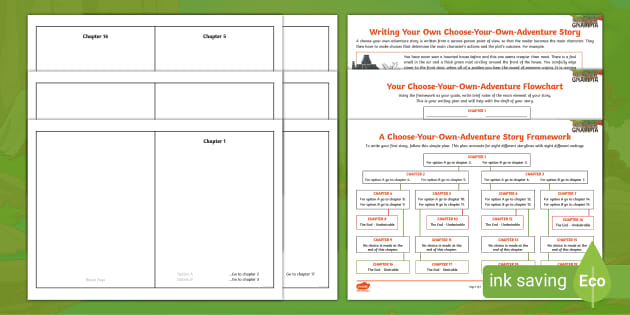 Return to the Gnamma Choose Your Own Adventure Template