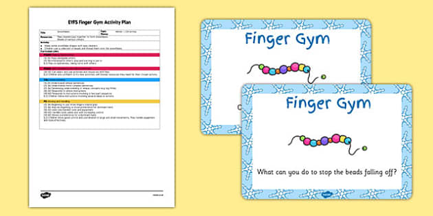 Eyfs Phonic Spin Finger Gym Activity Plan And Prompt Card Pack Hot