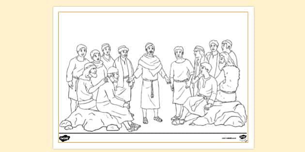matthew 18 peter asks coloring pages