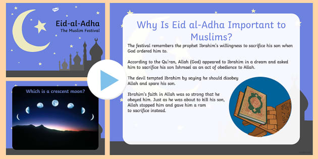 Eid al-Adha Assembly PowerPoint and Script Pack - eid al 